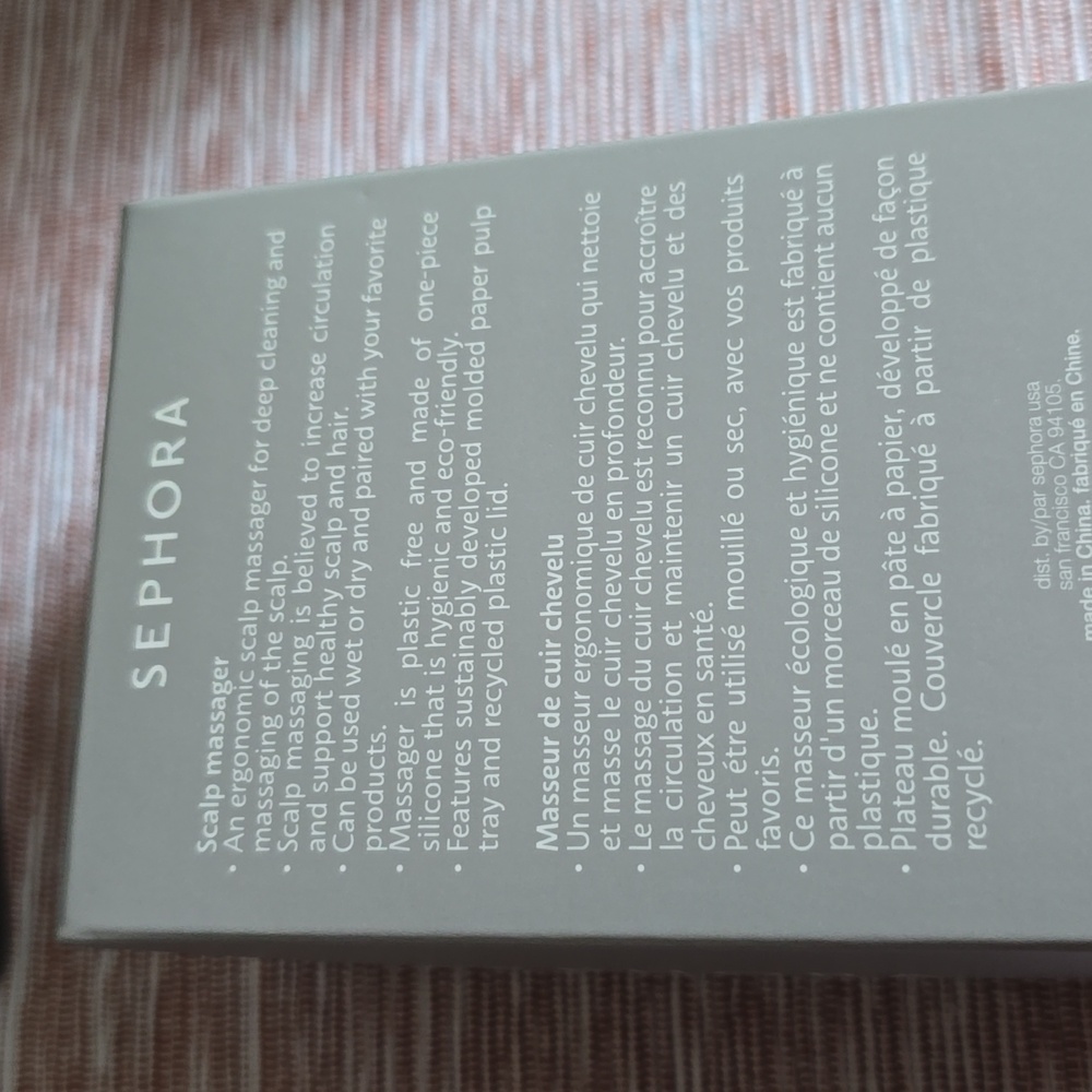 SEPHORA BUNDLE: BODY BRUSH, SCALP MASSAGER AND MAKEUP SPONGE - Picture 7 of 8